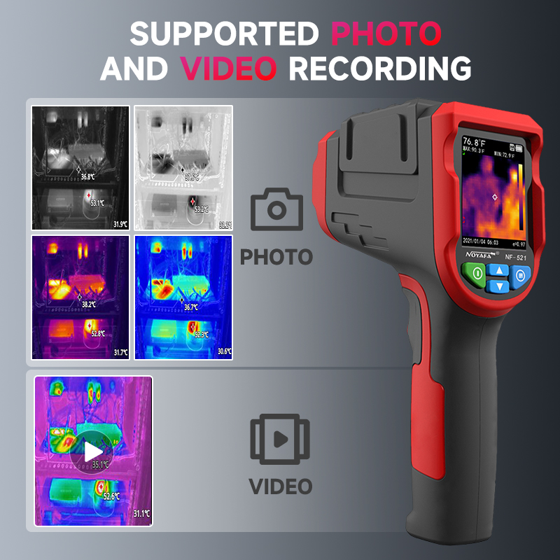 Przemysłowa kamera termowizyjn – Nf 521 Thermal Imaging Camera recenzja i cena