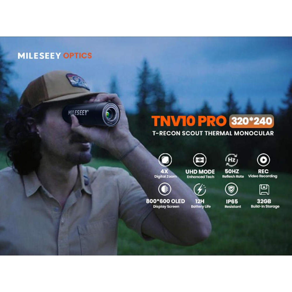 MILESEEY TNV10 PRO Monokular t – Thermal Scope Night Vision Monocular recenzja i cena